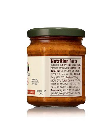 Rao's Homemade Sundried Tomato Pesto Sauce 6.7 oz - Premium Quality with Sun Dried Tomatoes, Tomato Pulp, Oil, Cheese & Nuts - Buy Online on GoSupps.com