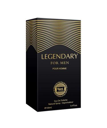 Hybrid & Company Legendary Black For Men Pour Homme Eau De Toilette Vaporisateur Natural Spray 3.4 Fl Oz LEGENDARY BLACK FOR MEN 3.4 Fl Oz (Pack of 1) - Buy Online on GoSupps.com