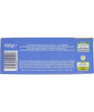  Barilla Barilla Penne Rigate Pack of 5 Gluten-Free Pasta 400g - Buy Online on GoSupps.com