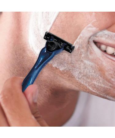 BIC Flex 2 Hybrid Men's Twin Blade Razor Set - 1 Handle, 10 Cartridges - Buy Online on GoSupps.com