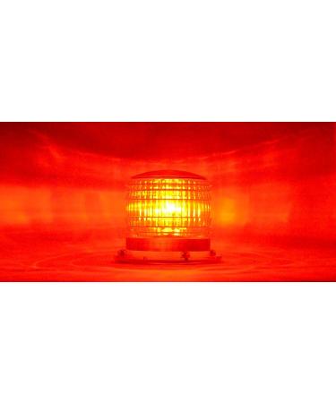 S8LFM Red Solar LED Magnetic Mount Marine Dock Safety Beacon Light - 2NM IP67, Flashing, 360 Degree Visibility - Buy Online on GoSupps.com