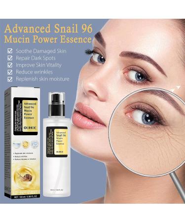 Noamed Snail Mucin 96% Hydrating Serum for Face 3.38 fl.oz - Pack of 3 | Korean Skincare with Snail Secretion Filtrate for Dull Skin | Reduce Wrinkles | Paraben-Free - Buy Online on GoSupps.com