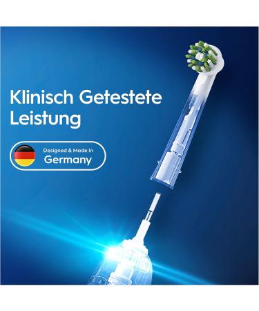 Oral-B CrossAction Brush Heads for Electric Toothbrush - 6 Pack | Holistic Mouth Cleaning with CleanMaximiser Bristles | Compatible with Oral-B Toothbrushes - Buy Online on GoSupps.com