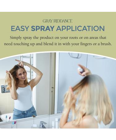20-Minute DIY Hair Root Touch Up Spray - Vegan Ammonia-Free Chestnut Brown for Men & Women | 100% Non-Toxic Gray Coverage - Buy Online on GoSupps.com