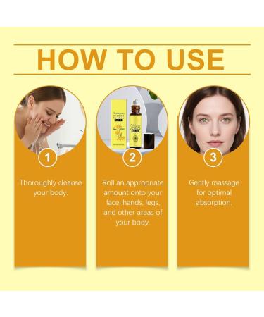  Generisch Roll-On Body Oil - 10 ml - Massage Oil for Skin - Quick Body Care - For girls women travel salon home shower workplace commuting arms and neck - Buy Online on GoSupps.com