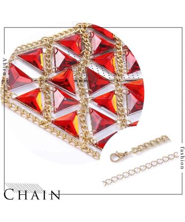 Buy Abien Crystal Body Chain Elegant Beach & Nightclub Chest Harness Jewelry for Women & Girls - Buy Online on GoSupps.com