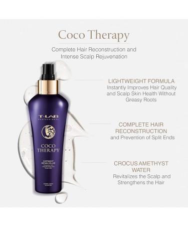 Buy T-LAB PROFESSIONAL Coco Therapy Overnight Serum Deluxe - Scalp Treatment & Leave-In Hair Mask for Dry Damaged Hair Repair | 5.07 Fl Oz | Global Shipping Available - Buy Online on GoSupps.com