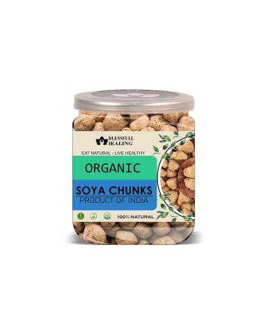 Blessfull Healing Organice SOYA Chunks for Breakfast 2 lb (907 Gram)