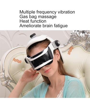 Intelligent Electrical Head Massage Device | Stress-Relief Eye & Neck Helmet with Heat & Music | Deep Sleep Solution - Buy Online on GoSupps.com