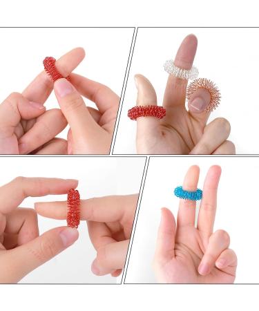 Acupressure Ring Set | Finger & Toe Massage Rings for Stress Relief & Improved Blood Circulation - Buy Online on GoSupps.com