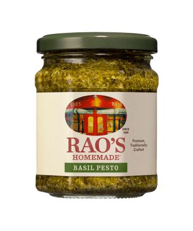 Rao's Homemade Basil Pesto Sauce, 6.7 oz, Flavorful Pasta Sauce, Premium Quality, With Cheese, Nuts, Garlic & Olive Oil