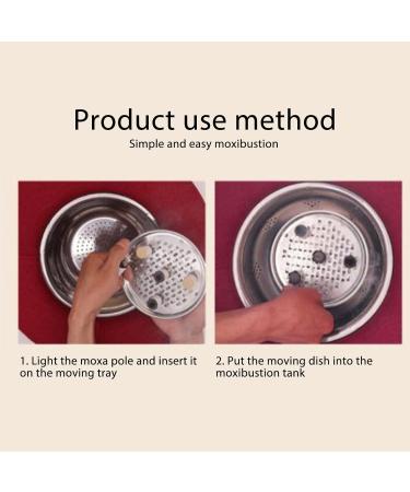 Buy Household Moxa Board - Comfortable Adjustable Moxibustion Pillow with Magnet for Meditation - Stable and Smoke-Controlled (Flower Green) - Buy Online on GoSupps.com