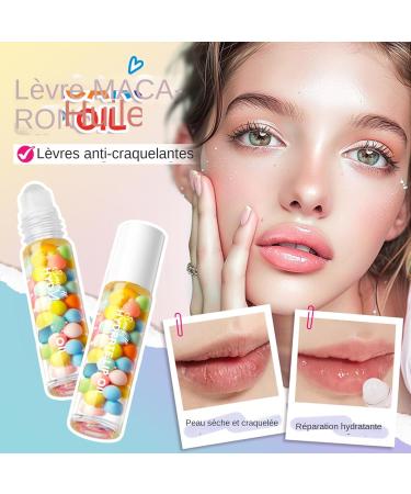  Wezalget Moisturizing lip oil moisturizer for very dry lips non-sticky moisturizing oil roll-on repairing treatment 5ml for women and girls - Buy Online on GoSupps.com