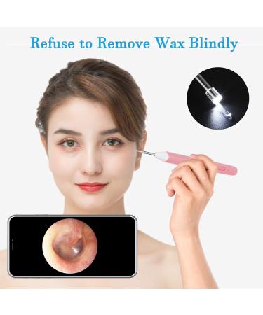 3.9mm Otoscope Ear Endoscope for Ear Wax Removal | 6-Light Ear Inspection Camera HD Waterproof Ear Scope for Kids and Adults | Pink | Compatible with Android iPhone - Buy Online on GoSupps.com