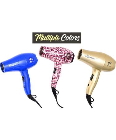 Le Angelique Mini Hair Dryer 1200W Super Strong with Diffuser Travel Size (Pink Cheetah) - Buy Online on GoSupps.com