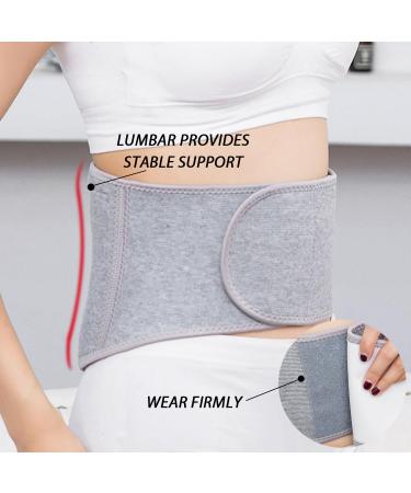 Coacom Light Gray Back Support Belt - Breathable Lumbar Support & Warm Back Ribbon for Optimal Comfort - Buy Online on GoSupps.com