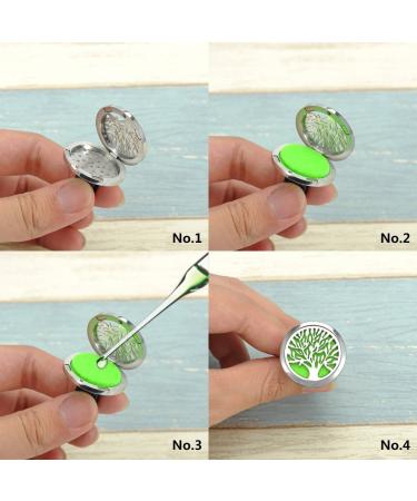 Lotus Flower Aromatherapy Car Air Freshener - Essential Oil Diffuser with Vent Clip & 8 Color Refill Pads - Ideal for International Shipping - Buy Online on GoSupps.com