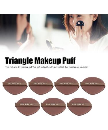Triangle Makeup Puff Triangle Powder Puff Reusable Sponge with Storage Box for Cosmetics - Buy Online on GoSupps.com