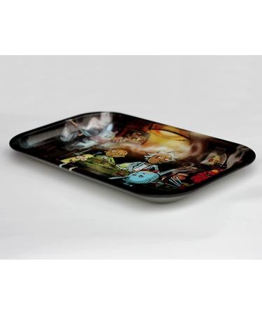 3D Art Magnetic Rolling Tray Cover - R&M Playing Poker Design - Buy Online on GoSupps.com