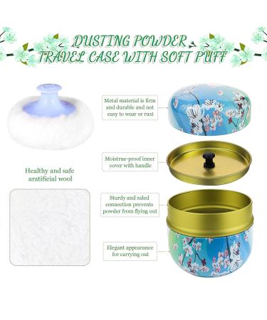 GZkedu 2 Pack Baby Powder Compact | Travel-Friendly Powder Case with Puff for Baby & Mom - Buy Online on GoSupps.com