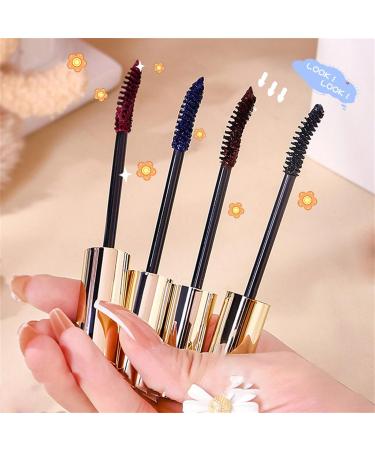 Colored Mascara 4D Silk Fiber Lash Colorful Mascara Cream Natural Smudges Proof Lengthening And Thick Long Lasting No Clumping Formula 5ML Forever Brow Eyebrow Growth 5 ml (Pack of 1) C - Buy Online on GoSupps.com