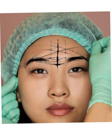 Angoily String Ink Line Box Ink Line Ruler Brow Line for Women Eyebrow Ruler Eyebrow Mapping Bottled Vial 6.5x2.6cm Brown - Buy Online on GoSupps.com