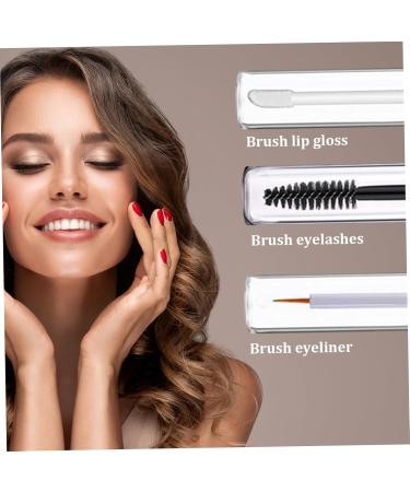 Empty Mascara Tube and Wand 3PCS 10ml Empty Lip Gloss Tubes Transparent Empty Eyeliner Tube with Rubber Inserts and Funnels for DIY Castor Oil - Buy Online on GoSupps.com