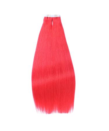 Red Tape In Hair Extensions 70cm - 10 Bricks 4cm Wide - 100% Remy Human Hair | Novon Hair Extensions - Buy Online on GoSupps.com