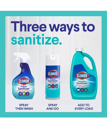 Clorox Fabric Sanitizer Aerosol Spray - Lavender Scent 14oz - Buy Online on GoSupps.com