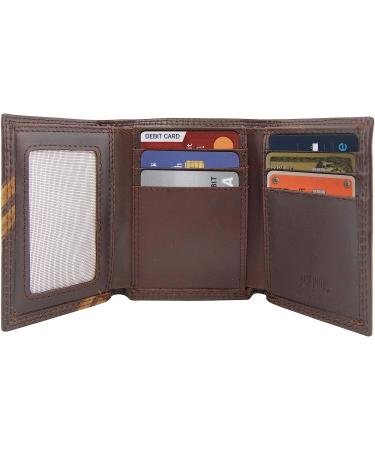 NCAA Alabama Crimson Tide Zep-Pro Leather Trifold Wallet in Brown - Buy Online on GoSupps.com