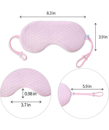 Special Dream Organic Cotton Sleep Mask Pink | Eye Mask for Sleeping Blackout | Blindfold | Best Sleep Night Face Mask Eye Cover for Men Women | Adjuster not Band Type | Zero Eye & Head Pressure - Buy Online on GoSupps.com