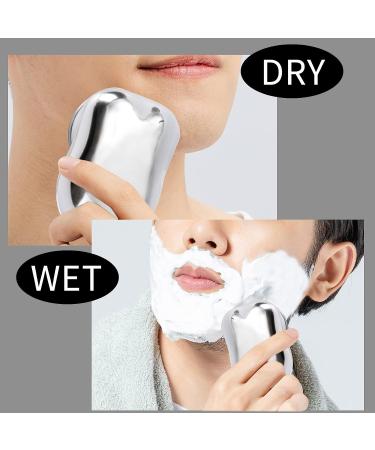 Pocket Size Portable Electric Razor for Men - USB Rechargeable Mini-Shave Shaver for Face (Silvery) - Buy Online on GoSupps.com