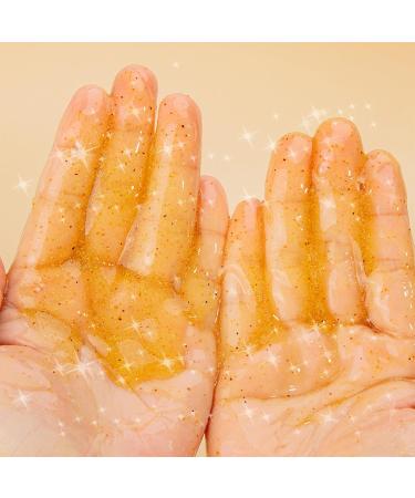 350ml Shower Gel with Exfoliating Scrub | Hydrating Body Wash for Smooth Skin and Lasting Fragrance Yellow One Size One Size Yellow - Buy Online on GoSupps.com