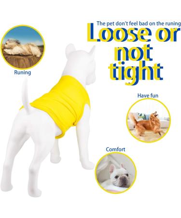 Hozz 8-Pack Small Dog Shirts Pullover Set - Colorful Sleeveless Puppy T-Shirt Outfit for Cats - Soft Summer Clothes for Pets (Medium) - Buy Online on GoSupps.com