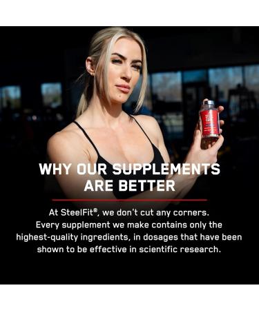 SteelFit Steel Core | Stimulant-Free Fat Burner | Boost Metabolism & Target Belly Fat | 90 Count - Weight Loss Supplement - Buy Online on GoSupps.com