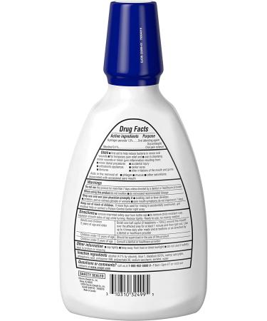 Orajel Antiseptic Mouth Sore Rinse 16 oz - Pack of 3 | Soothing Relief for Mouth Ulcers | Alcohol-Free Formula - Buy Online on GoSupps.com