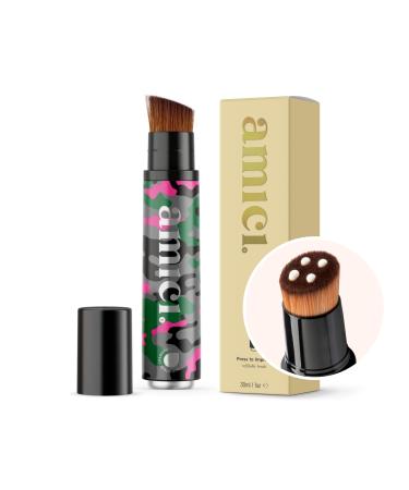 Amici sun protection brush - Crazy camouflage - complete sun protection brush for babies children and adults - brush & make -up applicator in one