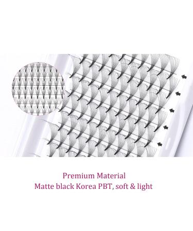 Fadlash 8D Volume Eyelash Extensions - Premade Fans 0.07mm Curl D 13mm for Stunning Volume - Buy Online on GoSupps.com