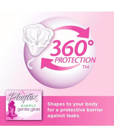 Playtex Simply Gentle Glide Unscented Tampons Super Plus Absorbency 36 Count - Pack of 1 - Buy Online on GoSupps.com