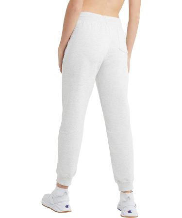 Champion Women's Reverse Weave Joggers - Fleece Sweatpants, Silver Grey, X-Small - Buy Online on GoSupps.com