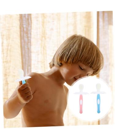 Healvian Toothbrush Tool Set for Baby Dental Care | Silicone Cleaning Brush & Accessories | Pink Tooth Cleaning Tools for Children - Buy Online on GoSupps.com