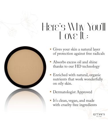 EMANI Vegan Cosmetics Flawless Matte Foundation 1001 Nude Beige 0.42 Ounce - Buy Online on GoSupps.com