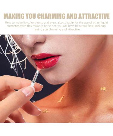 Beavorty 1 Set lip brush Lip Balm Applicator Accessory lip eyeshadow brush silicone lip brush small Cosmetics Lipstick Applicator makeup spatula lipstick brush Silica gel make up - Buy Online on GoSupps.com