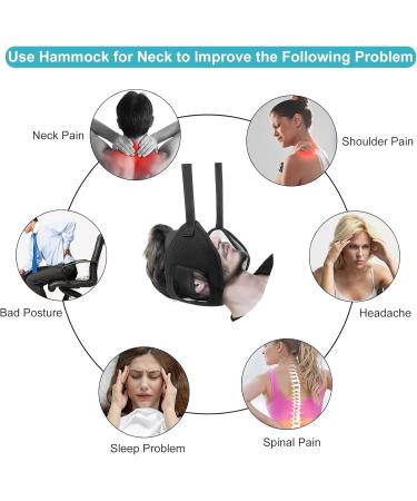 Flsepamb Neck Hammock - Relief for Headaches Migraines & Neck Pain | Shoulder & Neck Relaxation for Men & Women - Buy Online on GoSupps.com