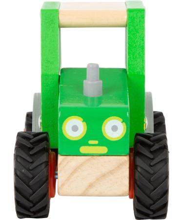 Small Foot Tractor - 100% FSC-Certified Wood Toy with Large Rubber Tires for Ages 18 Months & Up - Eco-Friendly Green Children's Ride-On - Buy Online on GoSupps.com