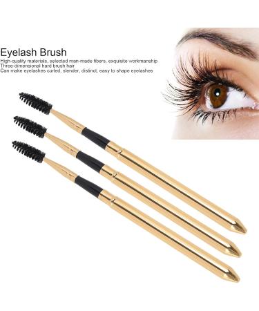 Set of 3 Eyelash Brushes with Spiral Rod Design for Curling and Cleaning Eyelashes and Eyebrows - Buy Online on GoSupps.com