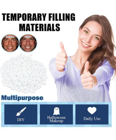 56 Pieces Full Acrylic False Teeth Dentures Kit - 2 Sets A2 Upper & Lower Dental Prosthesis for Replacement DIY or Halloween - Buy Online on GoSupps.com