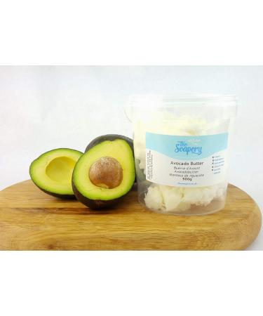 Avocado Butter 500g - 100% Natural Ingredient for Soap Skin and Hair 500 g (Pack of 1)