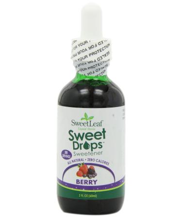 Wisdom Natural SweetLeaf Sweet Drops Liquid Stevia Berry  2 fl oz (60 ml)