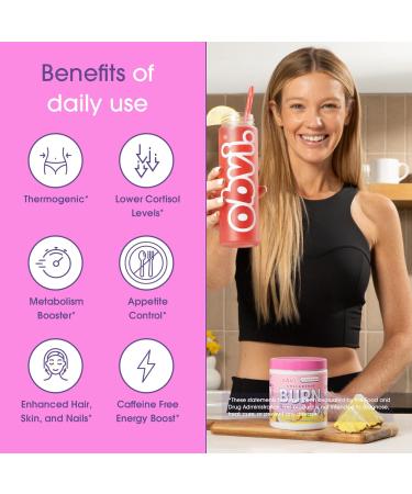 Obvi Collagenic Burn Powder | Multi-Collagen Peptide Blend with GBB - Guilt Free Carb Blocker | Support Weight Management Healthier Nails & Longer Hair - Buy Online on GoSupps.com